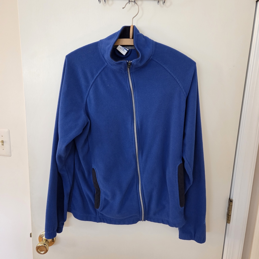 STARTER Royal Blue Full Zip Size Small Fleece